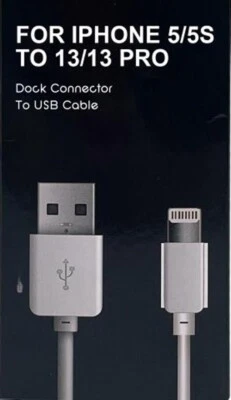 $4.99 • Buy For IPhone 14 13 12 11 Pro Max XR X IPad Air Pro Mini USB Charger Cable Data