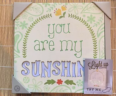 Light Up “You Are My Sunshine” Canvas • £14.01