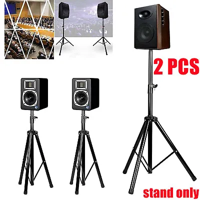 £50.22 • Buy Pair Of Speaker Stand DJ Audio Disco PA Speaker Tripod Stand Rack 35mm 90-170cm