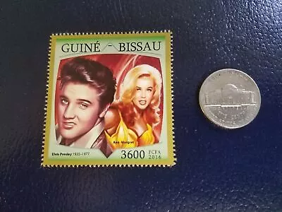 Elvis Presley American Singer Actor 2016 Guine-Bissau Perforated Stamp (e) • $8.53
