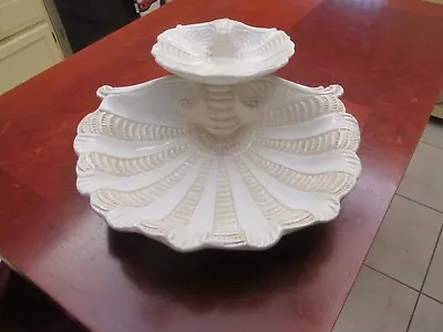 Lennox Butlers Pantry 2 Tier Shell Chip & Dip Server • $7.65