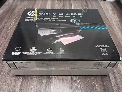 All In One Inkjet Printer Wireless HP Envy 4500 Print Scan Copy   W/ Box & Ink • $120