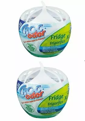 £8.49 • Buy Croc Odor Fridge XL Deodoriser Neutralise Odour Eliminator Freshener Pack Of 2