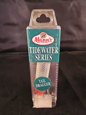 Mann's Tidewater Series Tail Dragger Topwater Fishing Lure. Red Head. NOS • $12