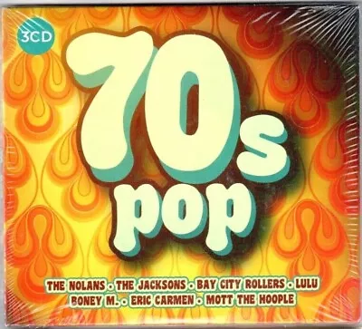  70s Pop Greatest Hits NEW 3XCD Boney M Smokie Bay City Rollers Baccara Lulu + • £5.45