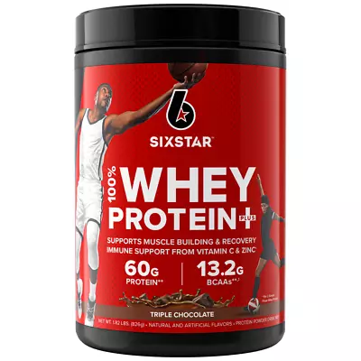 Six Star Whey Protein Powder Plus + Immune Support Triple Chocolate 32 Oz • $16.09