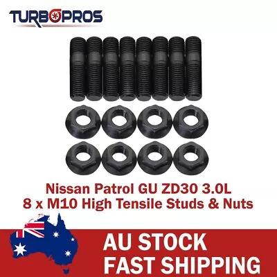 High Tensile Exhaust Manifold Stud Kit For Nissan Patrol GU ZD30 3.0L • $36.80