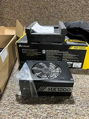 Corsair HX1200 PSU 1200W 80+ Platinum Certified Fully Modular Cables • $335.12