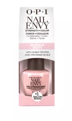 £10.95 • Buy OPI Nail Envy Nail Strengthener BUBBLE BATH Formula 15ml BOXED Bottle 