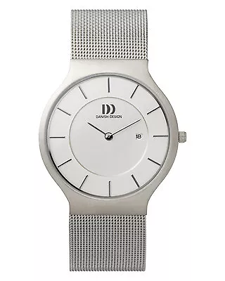 Danish Design IQ62Q732 36mm Silver Dial Stainless Steel Quartz Men's Watch • $135