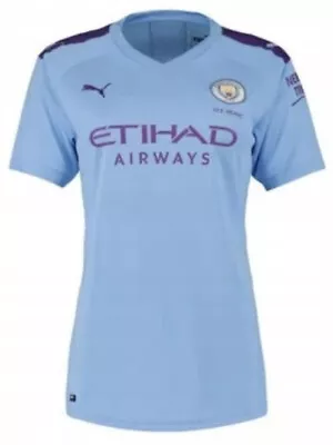 2019/20 Manchester City Home Jersey #10 Kun Aguero Puma Soccer Women’s Large NWT • $99.99