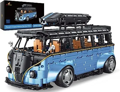 1:8 Scale Model Modern Classic Camper Van Building Kits For Adults (3299 Pieces) • £49.99