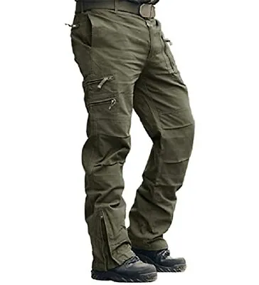 MAGCOMSEN Men's Zip Off Cargo Trousers Work Wear Uniforms Outdoor Adventure Mili • £36.70