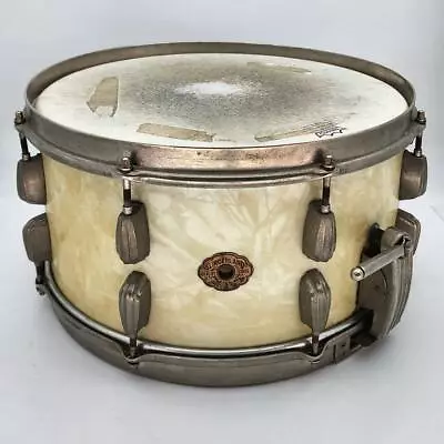 Used Vintage Slingerland Radio King Snare Drum 14x7 WMP - Good • $1121.99