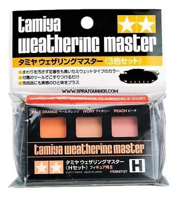 Tamiya Weathering Master: Set H (Pale Orange/Ivory/Peach) • £13.78