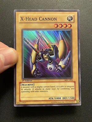 Yugioh X-Head Cannon MFC-004 1st Edition NA English Super Rare Vintage • $20