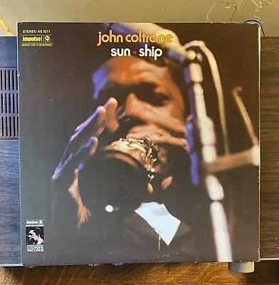 John Coltrane Sun Ship 1971 Impulse! Records Jazz Vinyl LP / McCoy Tyner AS 9211 • $25.99