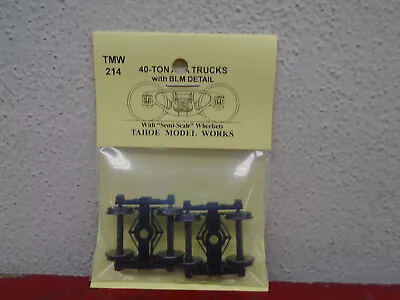 Tahoe Model Works #214 40-Ton ARA Trucks W/ Barber Lateral Motion Detail .088   • $11