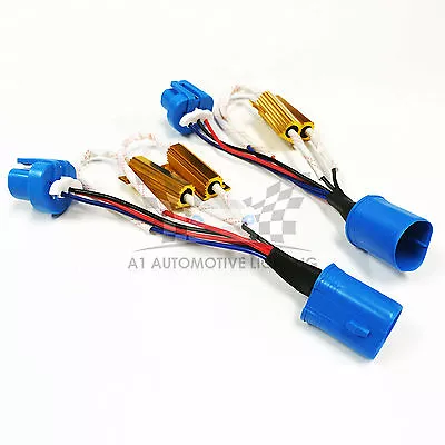 HID LED Resistor Kit Relay Harness Adapter Anti Flicker Error Decoder 9007 9004 • $13.99