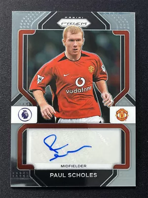 2022-23 Panini Prizm Premier League Paul Scholes Base Signatures Auto #S-PSC • $0.99