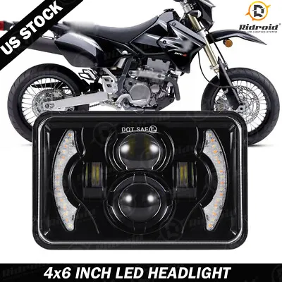 4x6  Square LED Headlight Hi/Lo Beam W/ DRL For Suzuki DRZ400SM DRZ400S DRZ400E • $29.99