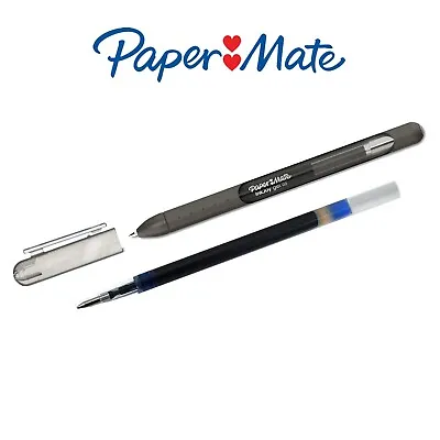 £3.95 • Buy Paper Mate Black InkJoy Gel Pen 0.7MM Easy Grip School & Office + Blue Refills