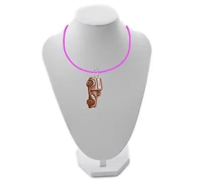 £7.99 • Buy Morris Minor Van Ref163 Copper Effect On 18  Pink Cord Necklace