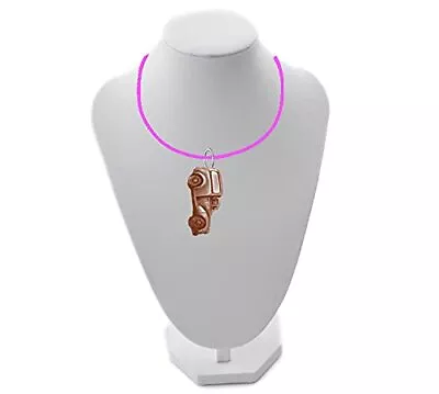 £7.99 • Buy Morris Minor Van Ref163 Copper Effect On 18  Pink Cord Necklace