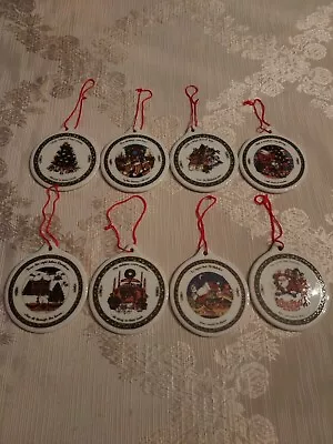 Set Of Eight  A Christmas Story  By Susan Winget Vintage Christmas Ornaments • $20