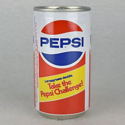 VTG 1970s Pepsi Cola Soda Pop Can Take The Challenge 12oz Steel McKees Rocks PA • $14.95