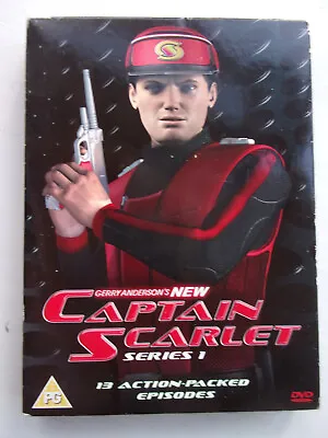 Captain Scarlet Series 1 13 Action Packed Episodes X 4 Dvd Region 2 • £2.99