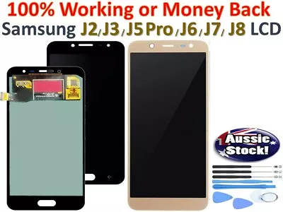 For Samsung Galaxy J2 Pro J3 J5 J6 J7 J8 LCD Replacement Touch Screen Digitizer • $41.36