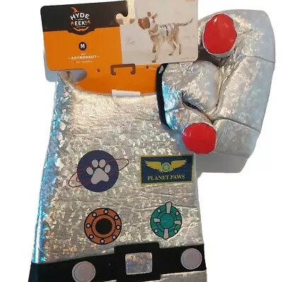 Hyde & Eek Dog Pet Halloween Costume Astronaut Silver Size: MediumUp To 40 Ib • $11.99