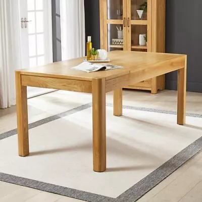 Soho Oak Medium Extending Dining Table - Seat 4 To 6 People 180cm Person - SC15 • £599