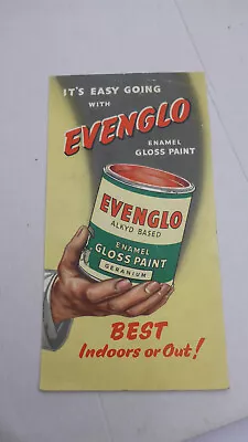 Lot 6 Old Colour  Paint Chart Evenglo Alkyd • £7.99