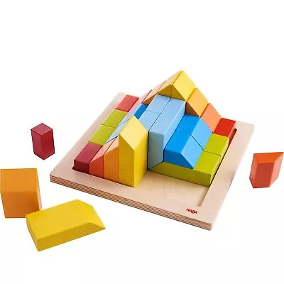 HABA 3D Arranging Game Creative Stones With 28 Wooden Blocks • $39.99