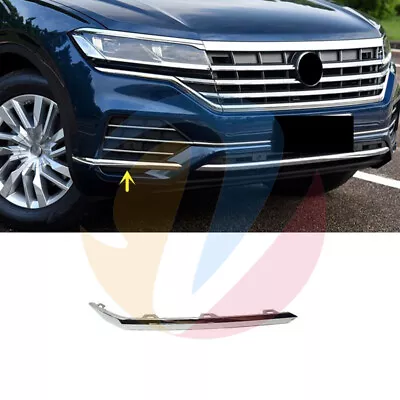 Chrome Front Right Bumper Molding Trim For VW Volkswagen Touareg CR7 Base 19-21 • $82.65