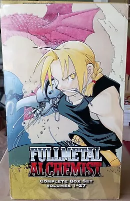 FullMetal Alchemist Complete English Manga Box Set Vol 1-27 With Novel & Poster • $190