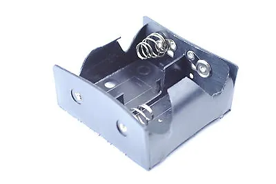 Battery Holders Pack Of 5 Open Holders Snap Connectors Takes 2 D Type. E3300 • £7.41