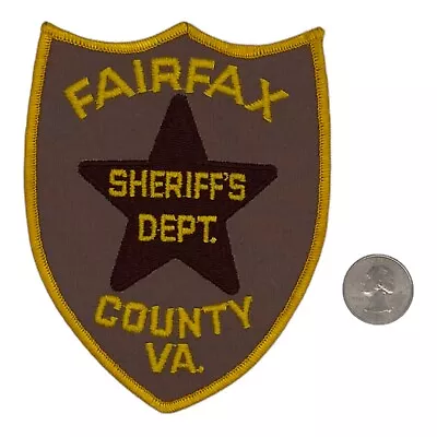 Vintage Fairfax County VA Sheriff's Department Patch Cheesecloth Back • $9.95