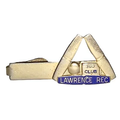 Vintage Lawrence Rec 360 Club Tie Bar Clip Accessory Kansas? • $12.99