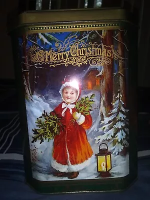 Vintage Holiday/christmas Collectible 7.5  Tin Made In England  • $12