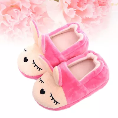  Cotton Winter Home Slippers Cartoon Rabbit Style Non-slip Baby Shoes Cotton • £7.41