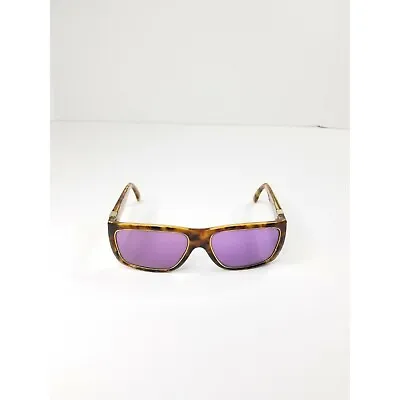 Vintage Ted Lapidus Paris Brown & Gold And Purple Frames Lady France Sunglasses • $56.97