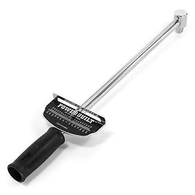 Powerbuilt 1/2-Inch Drive Needle Torque Wrench 0 To 140 Ft. Lbs • $22.99