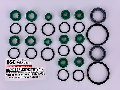 Seal Kit For All Top Hydraulic Cylinders Of Mercedes Benz SL R129 89-01 Full Set • $89