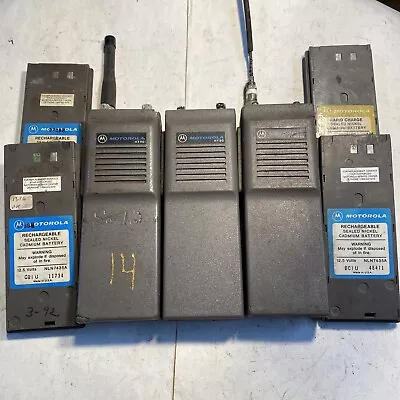 Motorola HT90 Talkie UHF FM Radios 4 Ea.Untested As Is For Parts? W/Four Extra • $60