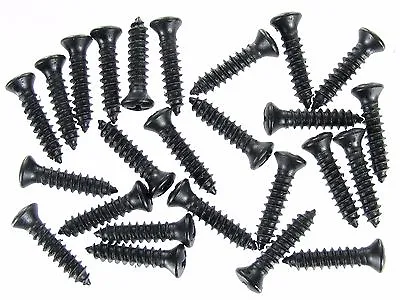 Ford Black Interior Trim Screws- #8 X 3/4  Long- #6 Oval Head- 25 Screws- #273 • $9.95