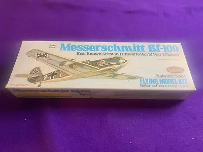 Guillows WWII German Messerschmitt Bf-109 Balsa Wood Model Kit New Sealed • $17