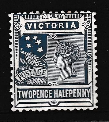 1901-2 QUEEN VICTORIA 2d VICTORIA STATE PRE-DECIMAL STAMP MH #M8 • $0.96